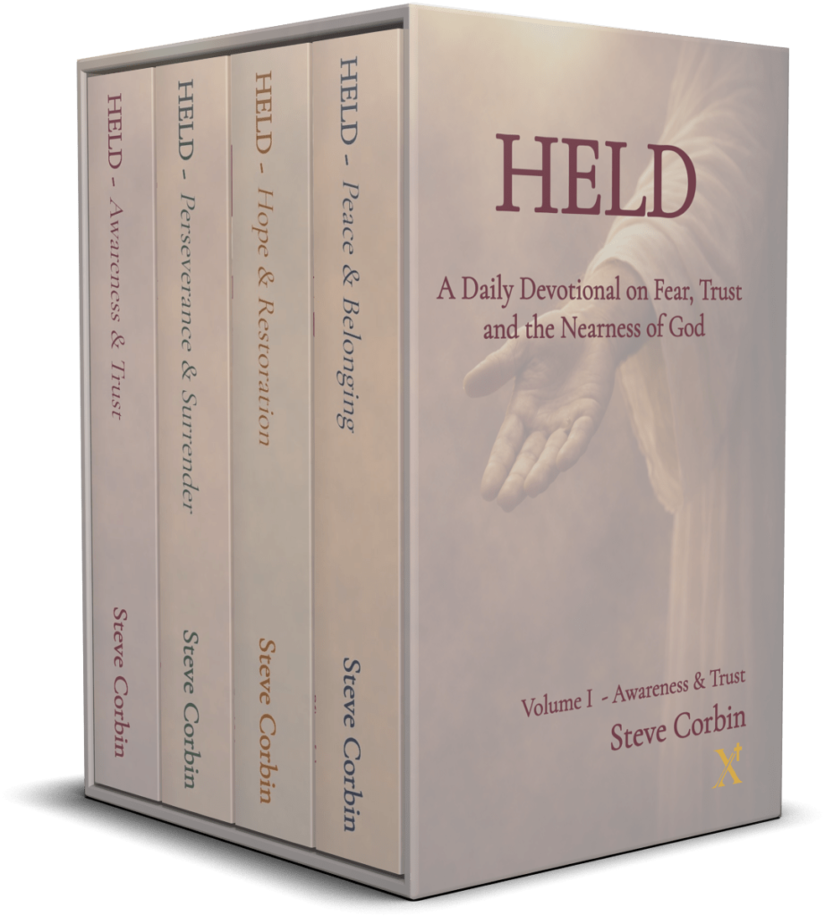The complete Held devotional series by Steve Corbin -- all four volumes in a boxed set